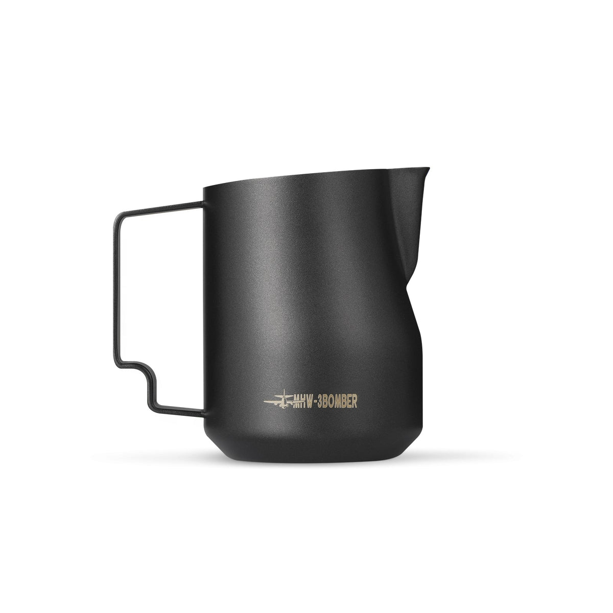 Turbo milk pitcher 350ml-Matte Black - MHW-3BOMBER