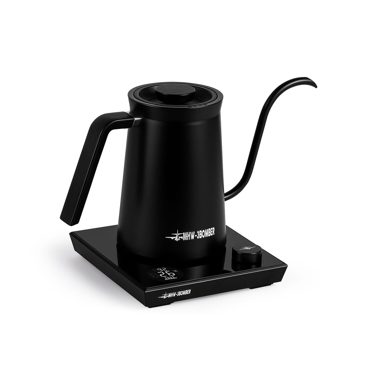 Assassin electric pour over kettle 220v-1200w-600ml-CN-black - MHW-3BOMBER