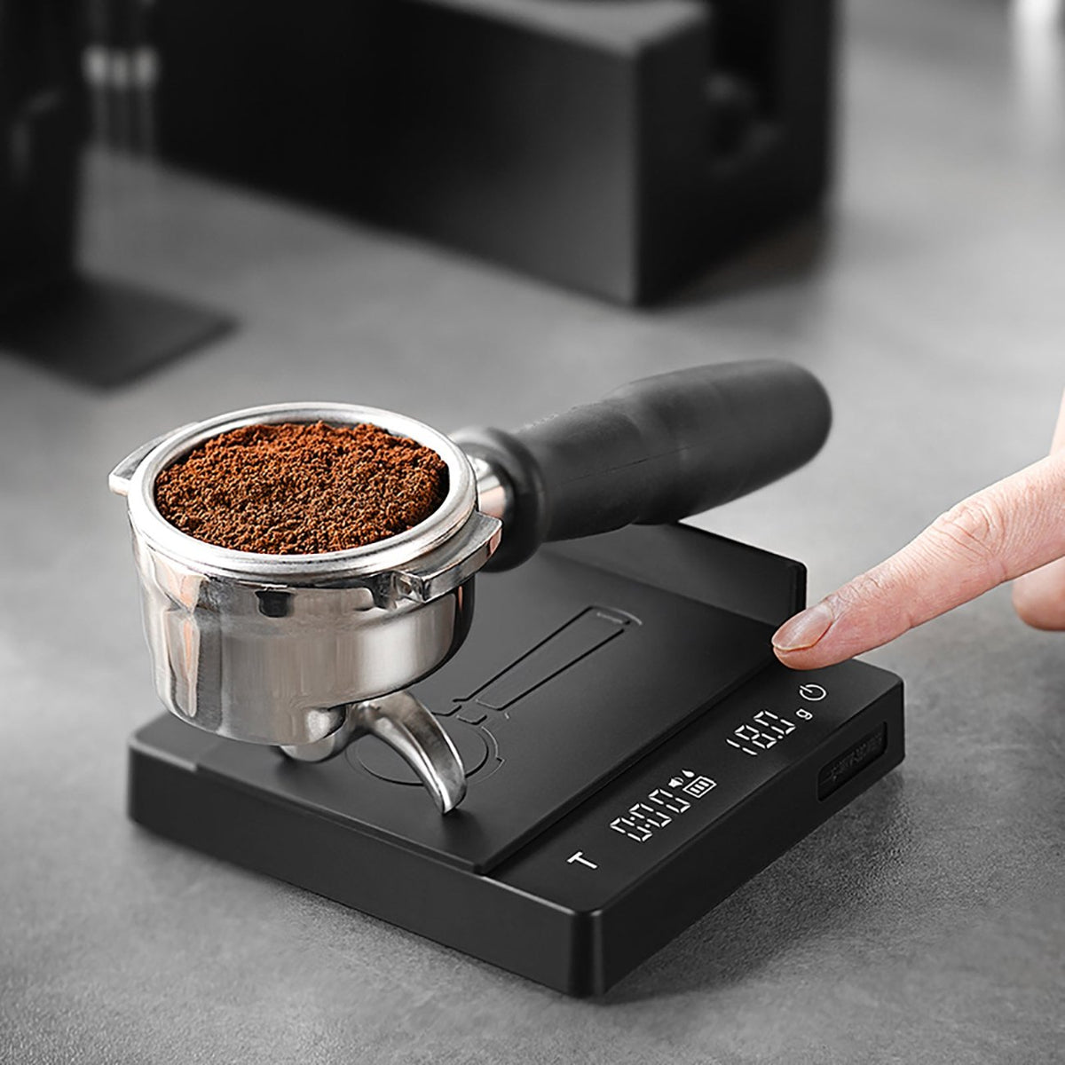 Cube Coffee Scale 2.0 Mini 104*104*19mm-black - MHW-3BOMBER